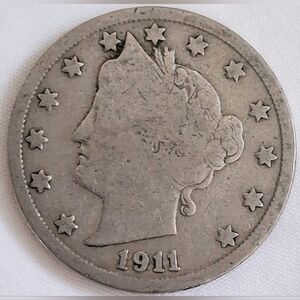 1911 Liberty Head Nickel Coin